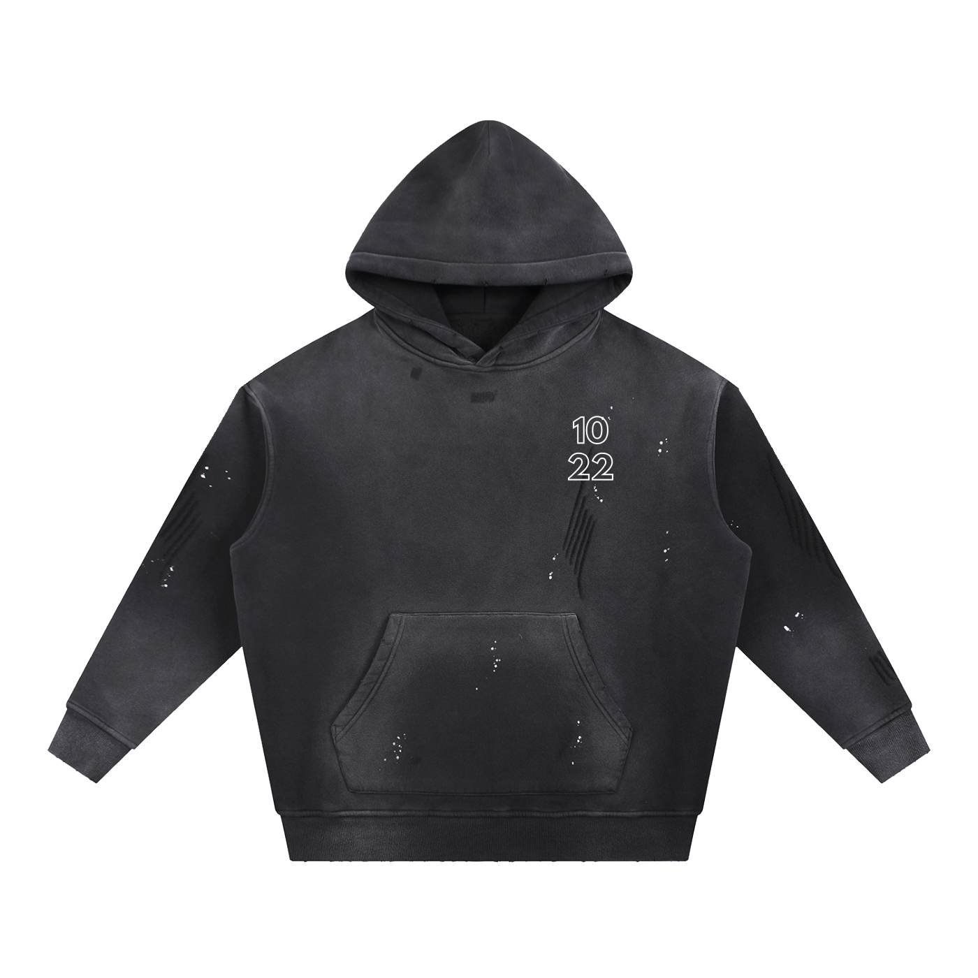 1022 Vintage Washed Fleece Hoodie