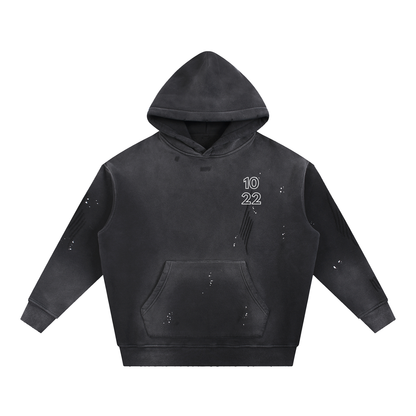 1022 Vintage Washed Fleece Hoodie