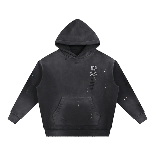1022 Vintage Washed Fleece Hoodie