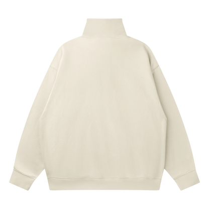 1022 Drop Shoulder Quarter-Zip Sweatshirt