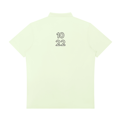 1022 DEPARTURES Men's Quarter-Zip Polo Shirt