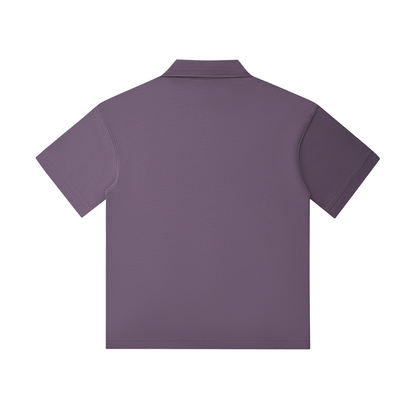1022 DEPARTURES Drop Shoulder Short-Sleeve Polo