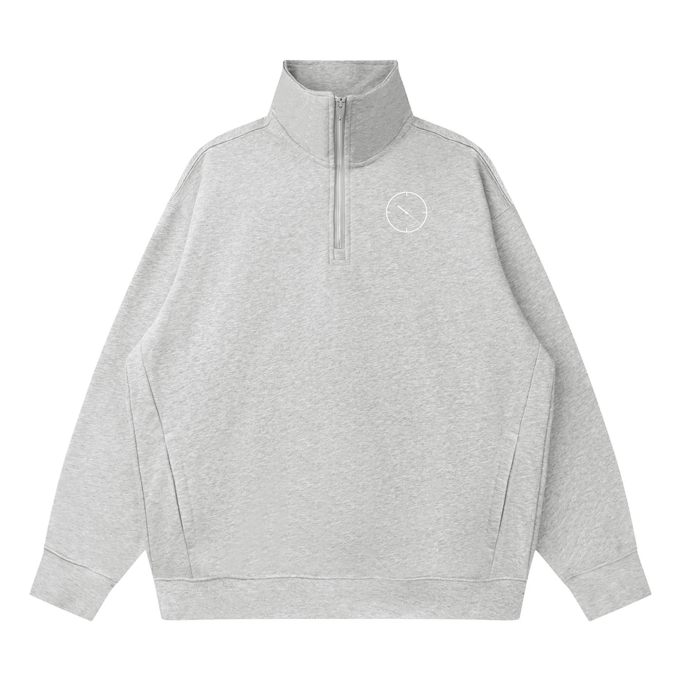 1022 Drop Shoulder Quarter-Zip Sweatshirt
