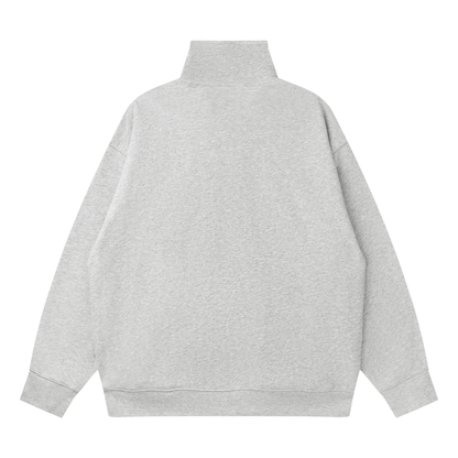 1022 Drop Shoulder Quarter-Zip Sweatshirt