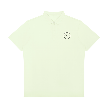 1022 DEPARTURES Men's Quarter-Zip Polo Shirt