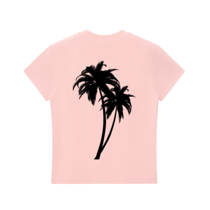 1022 DEPARTURES Essential Palm Tree Bodycon T-Shirt