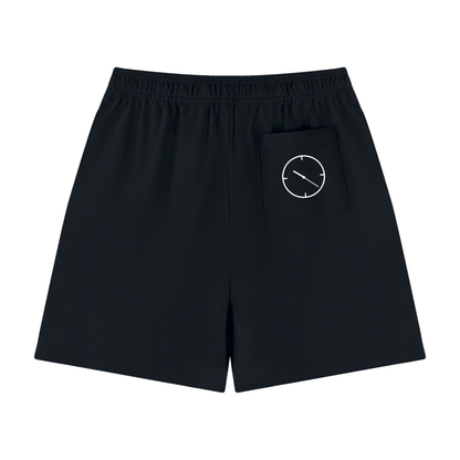 1022 DEPARTURES Unisex Cotton Shorts "Go Hard Never Give Up"
