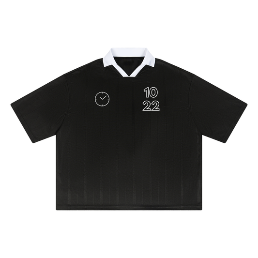 1022 Striped Boxy Football Shirt