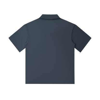 1022 DEPARTURES Drop Shoulder Short-Sleeve Polo