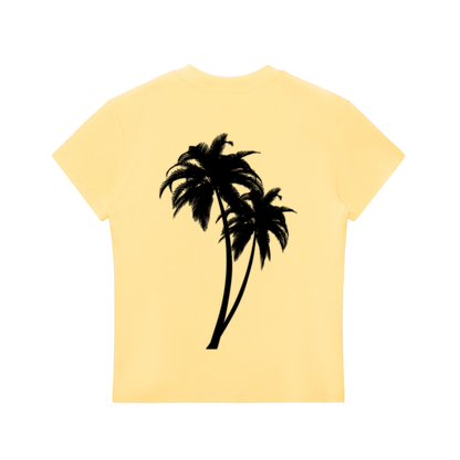1022 DEPARTURES Essential Palm Tree Bodycon T-Shirt