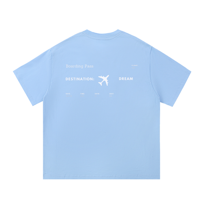 1022 DEPARTURES Essential Cotton T-Shirt "Destination Dream"