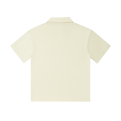 1022 DEPARTURES Drop Shoulder Short-Sleeve Polo