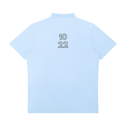 1022 DEPARTURES Men's Quarter-Zip Polo Shirt