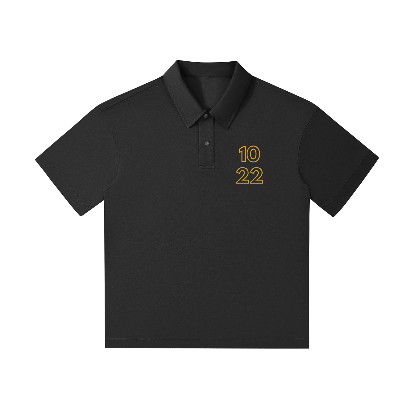 1022 DEPARTURES Drop Shoulder Short-Sleeve Polo
