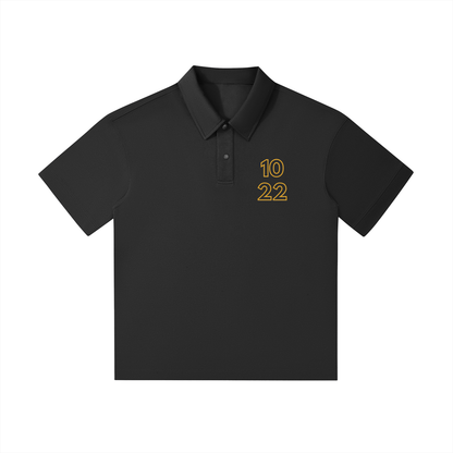 1022 DEPARTURES Drop Shoulder Short-Sleeve Polo