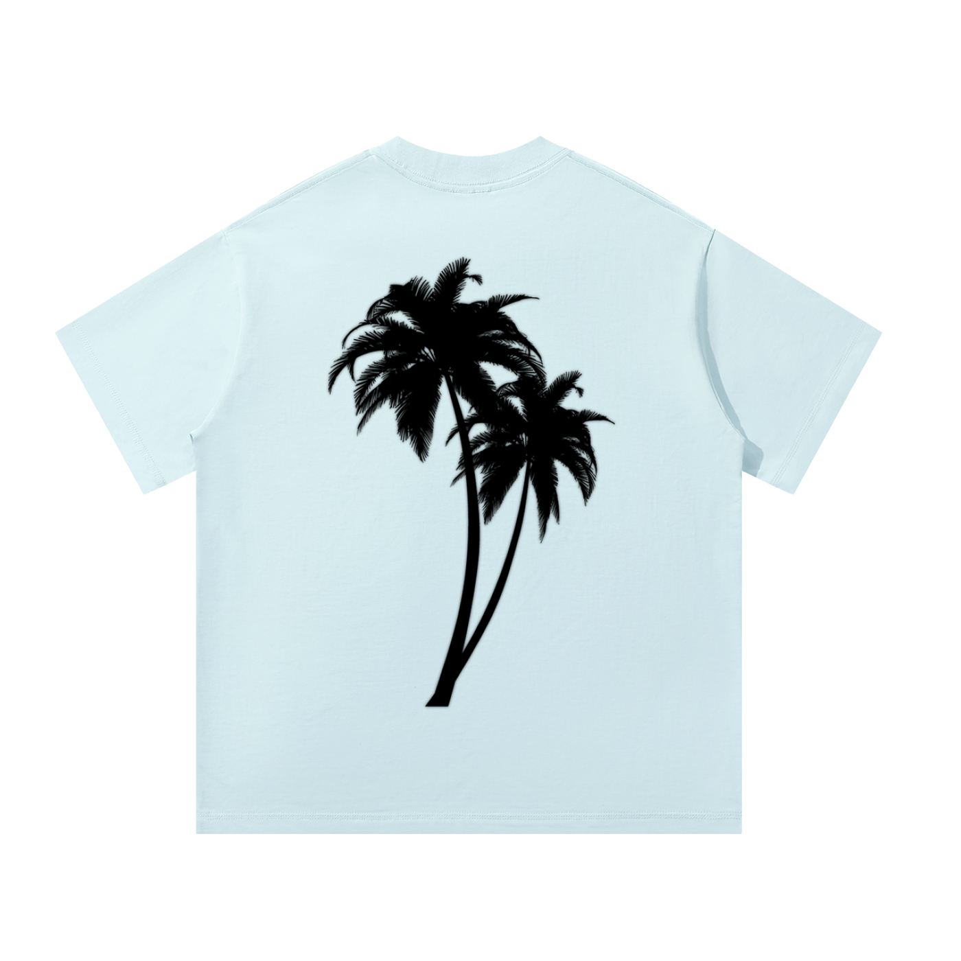 1022 DEPARTURES Unisex Oversized Palm Tree T-Shirt