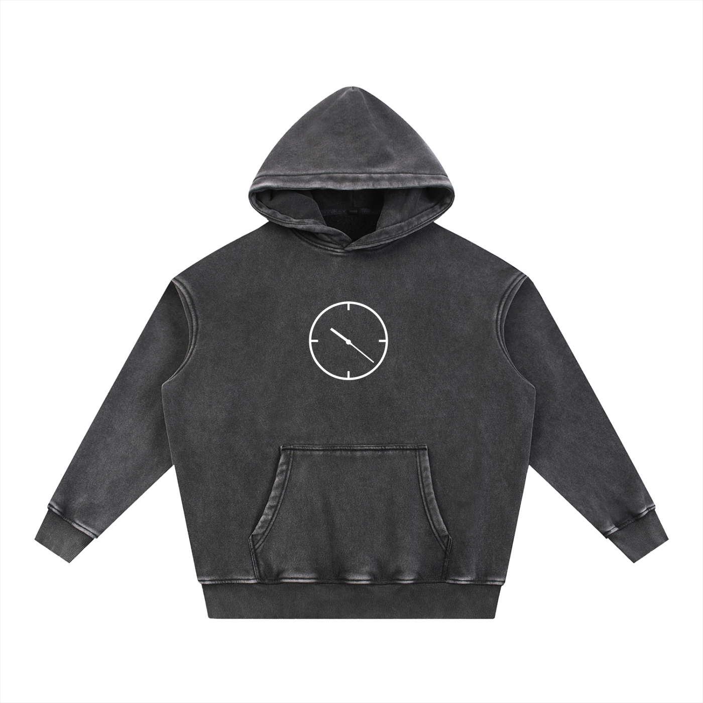1022 Snow Wash Oversized Hoodie