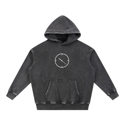 1022 Snow Wash Oversized Hoodie