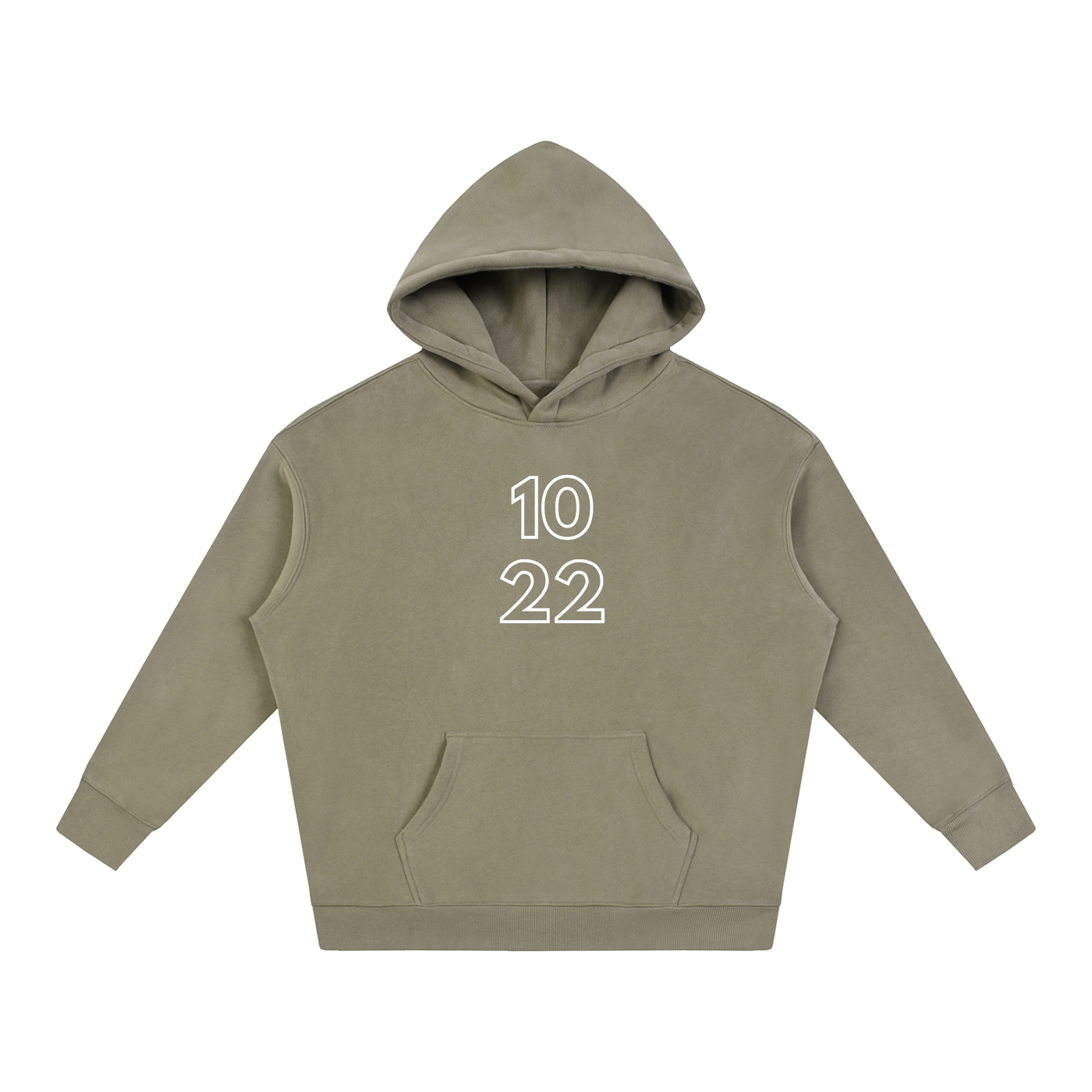 1022 Oversize Fleeced Hoodie