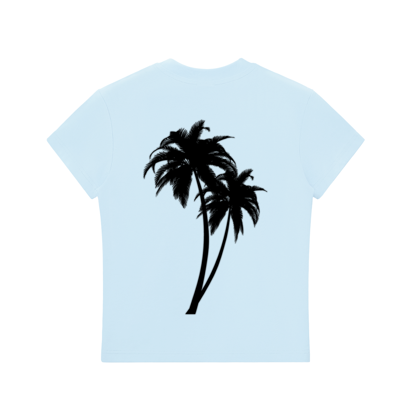 1022 DEPARTURES Essential Palm Tree Bodycon T-Shirt