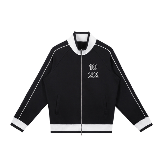 1022 Raglan Sleeve Colour Block Jacket