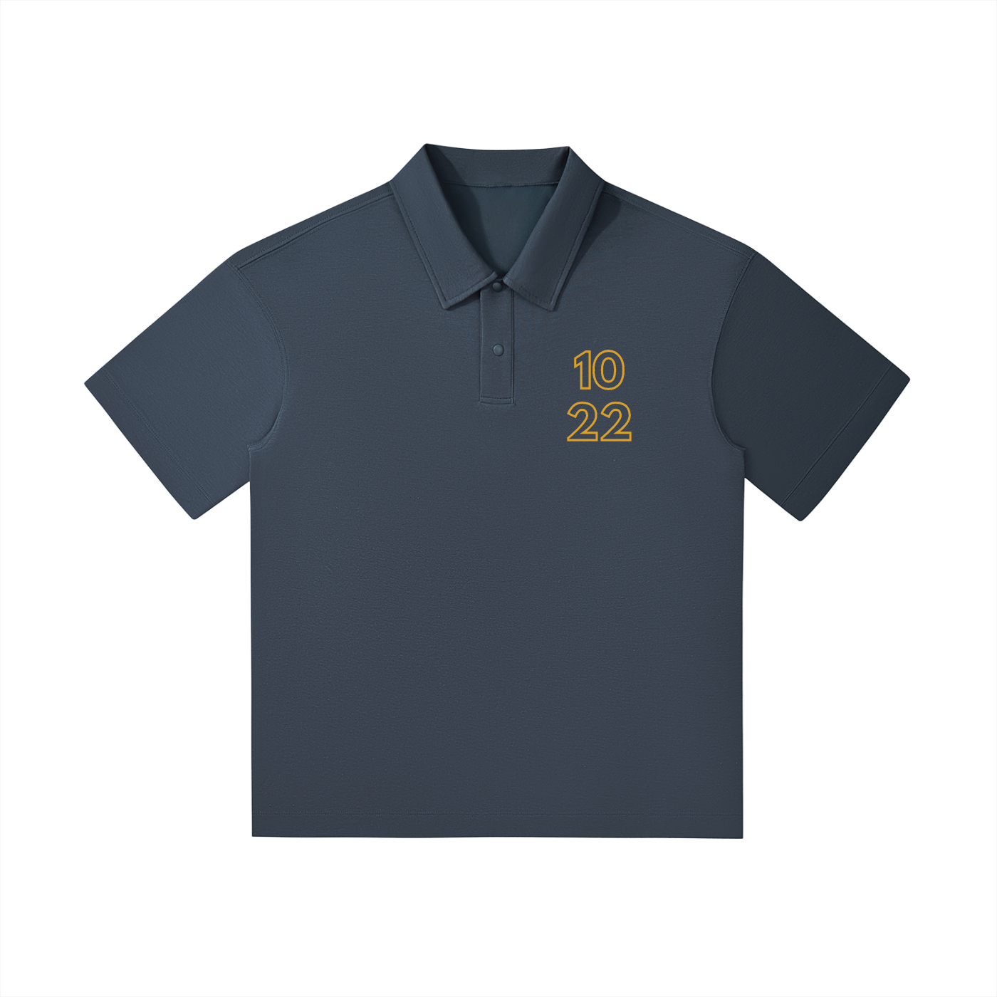 1022 DEPARTURES Drop Shoulder Short-Sleeve Polo