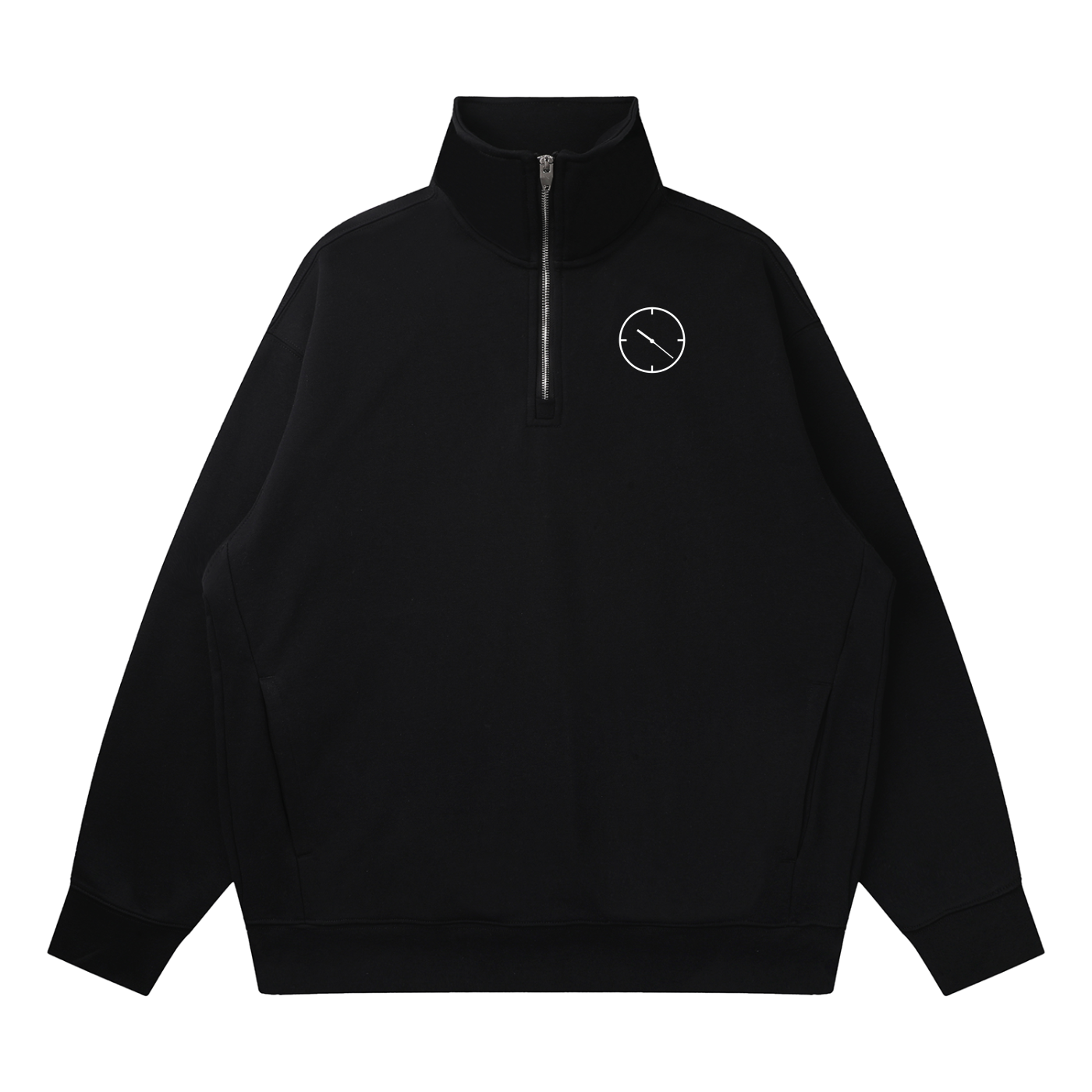 1022 Drop Shoulder Quarter-Zip Sweatshirt