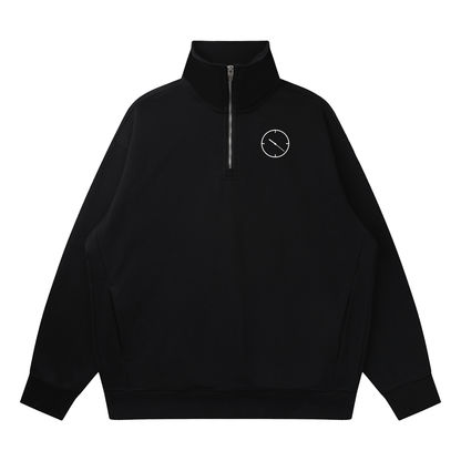 1022 Drop Shoulder Quarter-Zip Sweatshirt