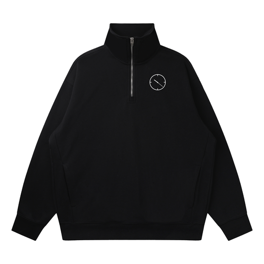 1022 Drop Shoulder Quarter-Zip Sweatshirt
