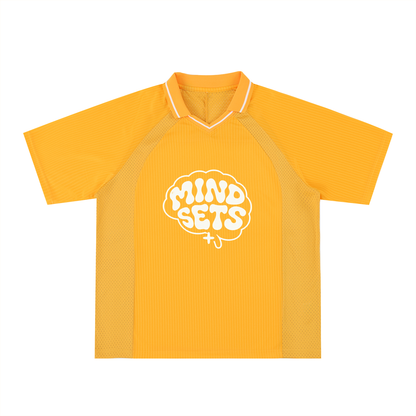 1022 DEPARTURES Striped V-Neck "Mindsets"  Soccer Jersey