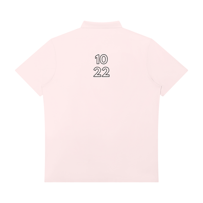 1022 DEPARTURES Men's Quarter-Zip Polo Shirt