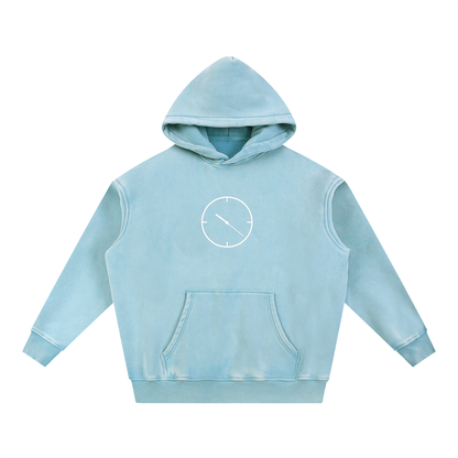 1022 Snow Wash Oversized Hoodie