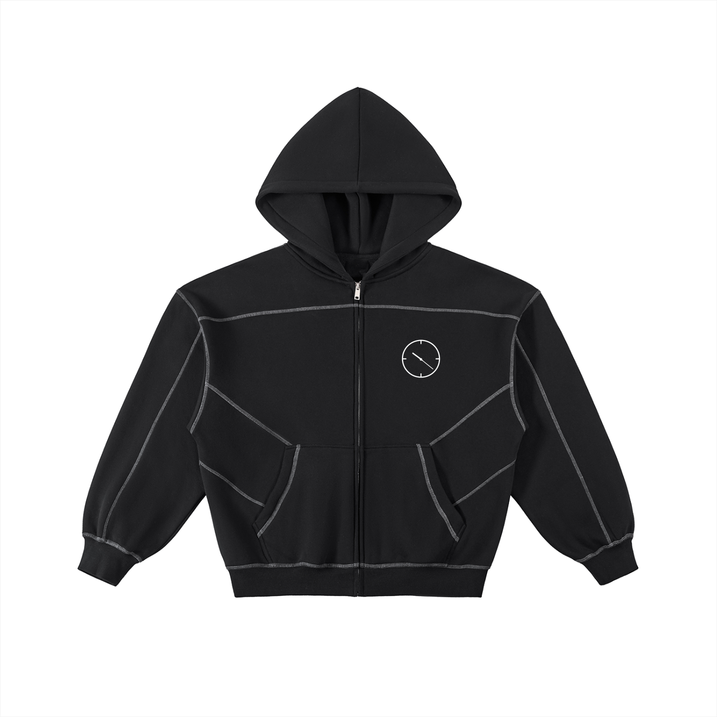 1022 Struct Zip Hoodie