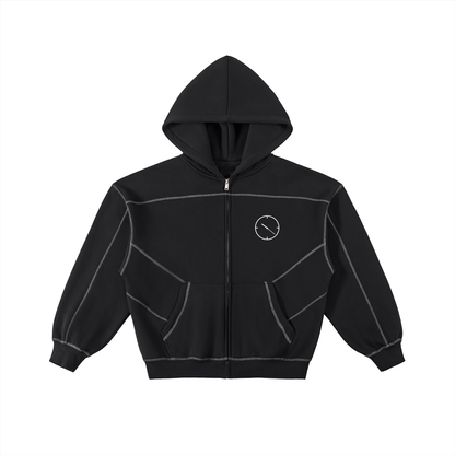 1022 Struct Zip Hoodie