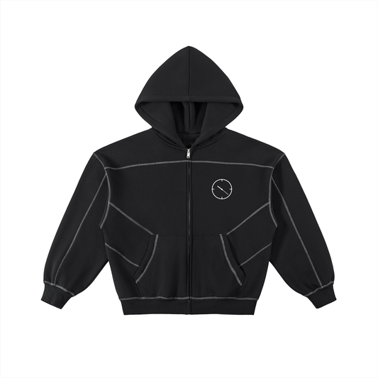 1022 Struct Zip Hoodie