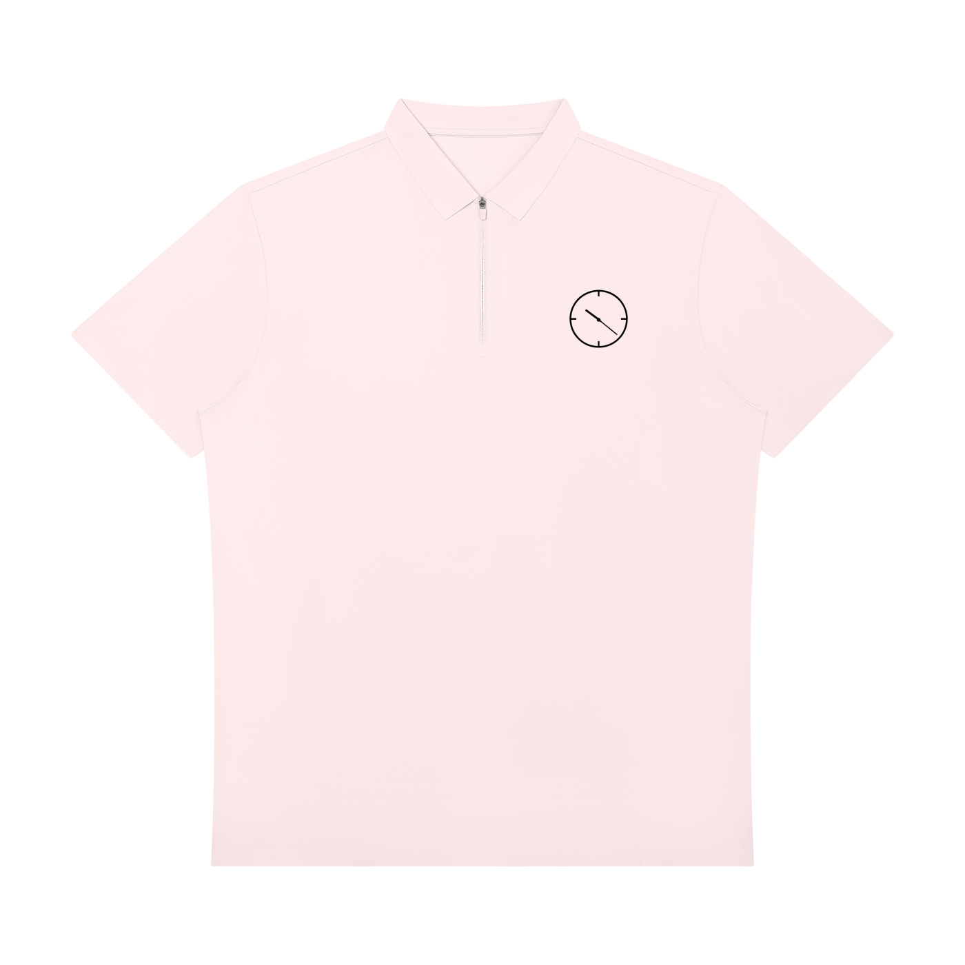 1022 DEPARTURES Men's Quarter-Zip Polo Shirt