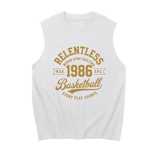1022 DEPARTURES Men's Basketball Sleeveless Cotton Tank Top