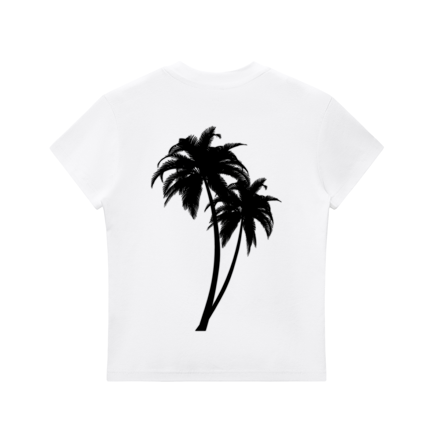1022 DEPARTURES Essential Palm Tree Bodycon T-Shirt
