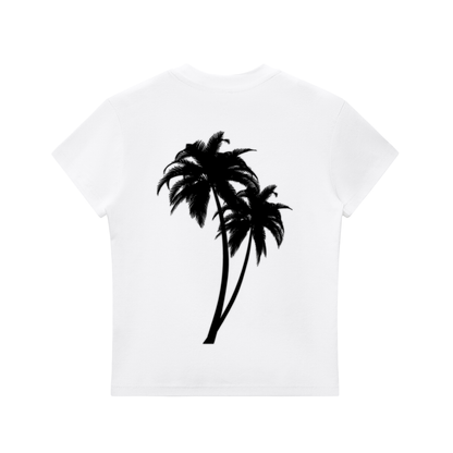 1022 DEPARTURES Essential Palm Tree Bodycon T-Shirt