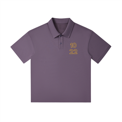 1022 DEPARTURES Drop Shoulder Short-Sleeve Polo