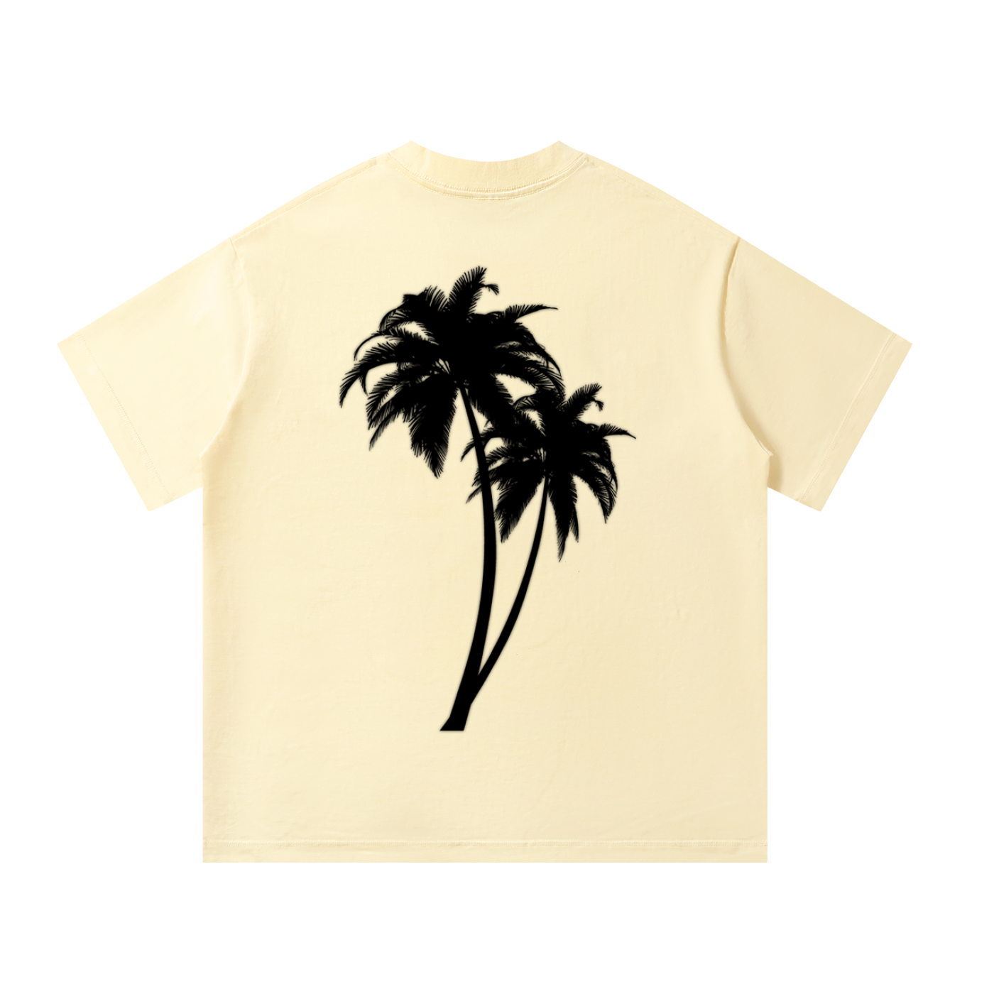 1022 DEPARTURES Unisex Oversized Palm Tree T-Shirt
